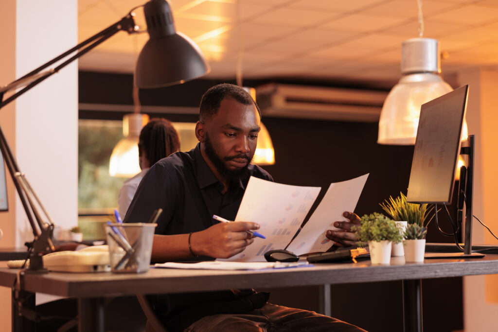 Businessman Working With Documents original 1227620